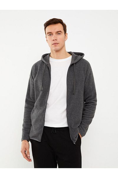 LC Waikiki Hooded Long Sleeve Men's Sports Cardigan