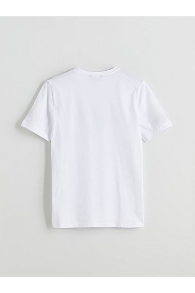 LC Waikiki Crew Neck Printed Combed Cotton Men's T-Shirt
