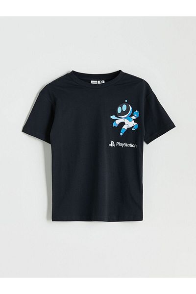 LC Waikiki New Season Crew Neck Playstation Printed Men's T-Shirt - S5Jl36Z4