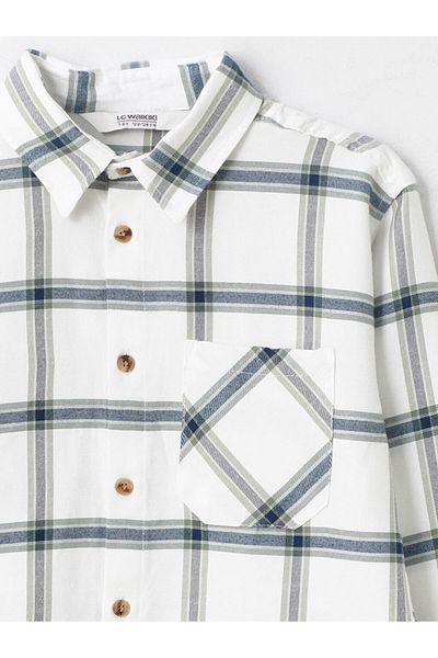 LC Waikiki Comfortable Fit Plaid Boy's Shirt