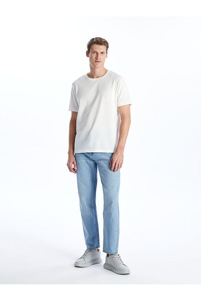 LC Waikiki Men's T-Shirt with Fabric Detail Bu05