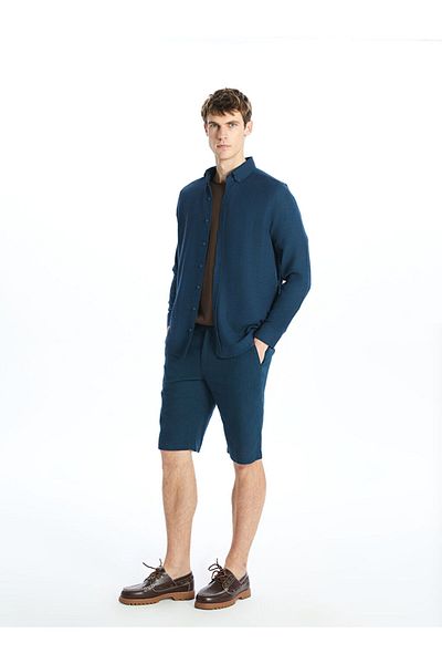 LC Waikiki Standard Fit Long Sleeve Gabardine Men's Shirt