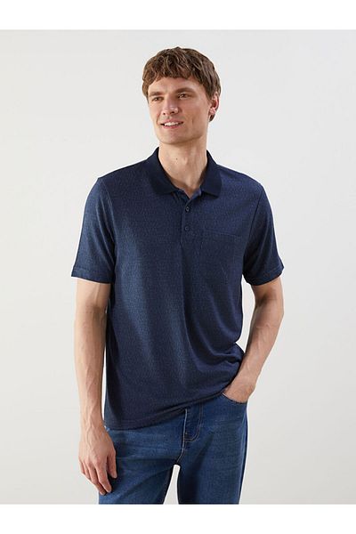 LC Waikiki Polo Neck Patterned Men's T-Shirt