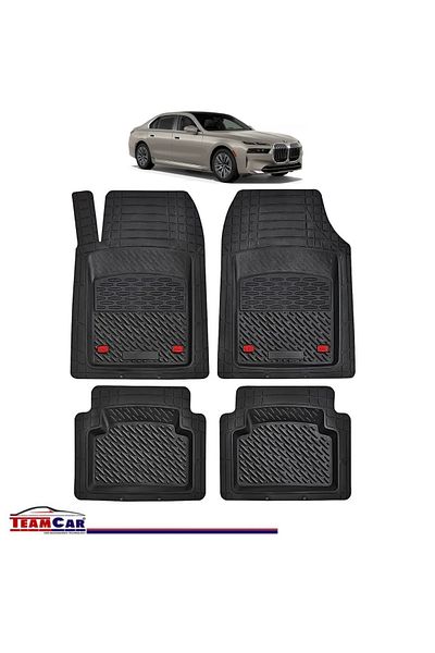 TEAMCAR ® Car Mats Tray Type Compatible with BMW i7 G70 Electric Sedan (2022–2025)