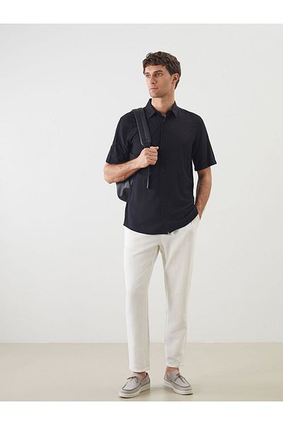 LC Waikiki Lcw Regular Fit Short Sleeve Men's Shirt Fast Fashion
