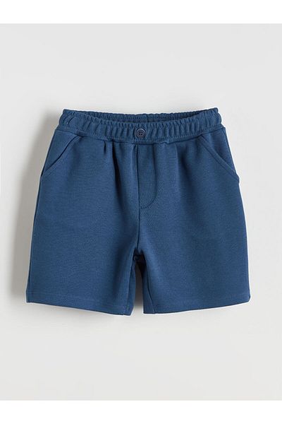 LC Waikiki Indigo Waist Elastic Basic Boy's Shorts