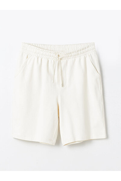 LC Waikiki Ecru Standard Fit Men's Shorts