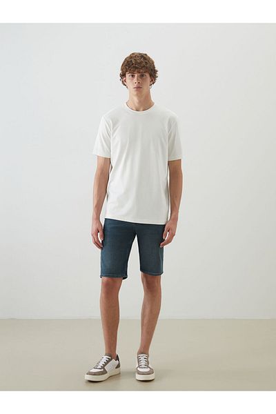 LC Waikiki Men's Super Skinny Fit Jeans Shorts