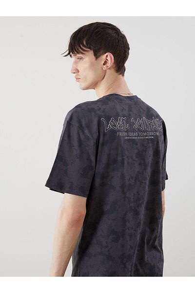 LC Waikiki Crew Neck Printed Combed Cotton Men's T-Shirt