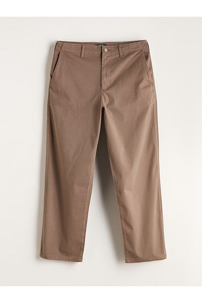 LC Waikiki Xside Brown Comfortable Fit Gabardine Men's Trousers