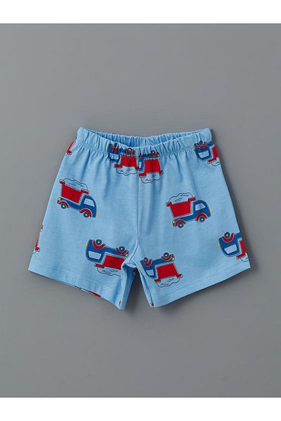 LC Waikiki Elastic Waist Printed Baby Boy Shorts