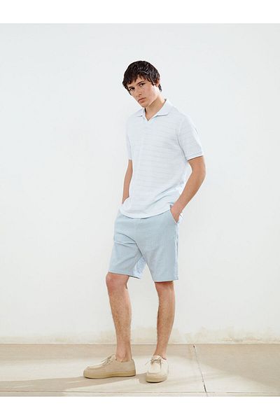 LC Waikiki Tricou pentru bărbați cu mânecă scurtă cu guler polo sezon nou - S5IM13Z8