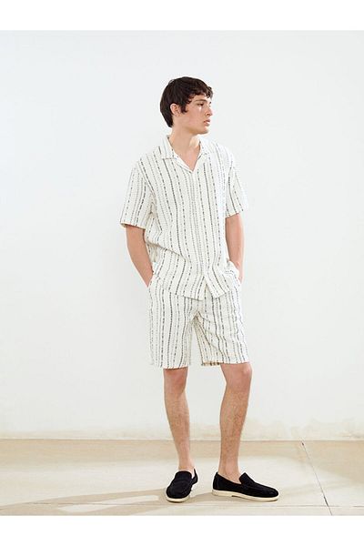 LC Waikiki Standard Patterned Men's Shorts