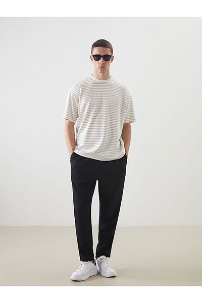 LC Waikiki Crew Neck Striped Men's T-Shirt