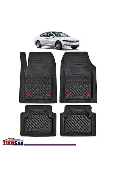 TEAMCAR ® Car Mats Tray Type Compatible with Volkswagen Passat B8 Sedan (2014–2024)