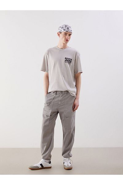 LC Waikiki Comfortable Fit Gabardine Men's Cargo Trousers