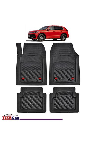 TEAMCAR ® Car Mats Tray Type Compatible with Volkswagen Tiguan BW3 SUV (2024–2025)