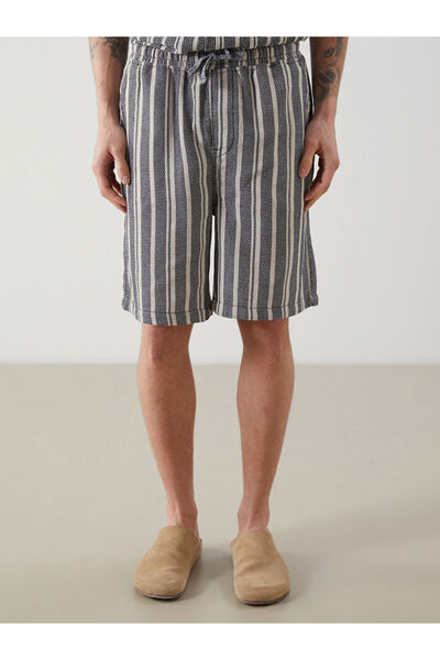 LC Waikiki Ανδρικό σορτς με ρίγες Standard Fit