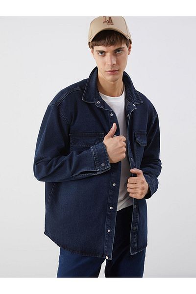 LC Waikiki Comfortable Fit Men's Jean Shirt