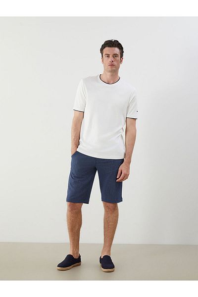 LC Waikiki Crew Neck Printed Combed Cotton Men's T-Shirt