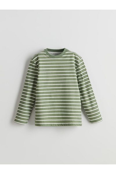 LC Waikiki Crew Neck Striped Boy T-Shirt