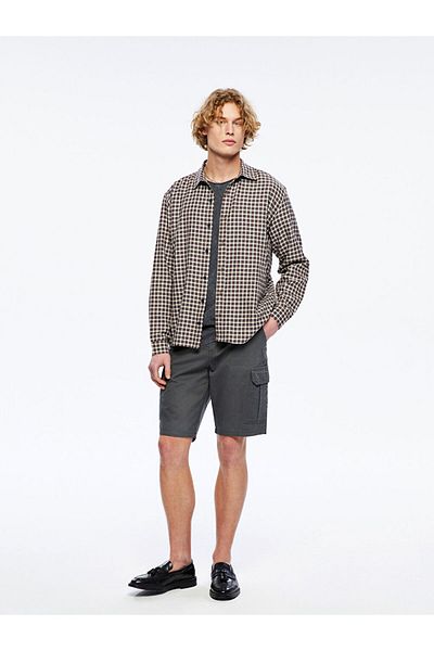 LC Waikiki New Season Standard Fit Gabardine Men's Cargo Sort - S56603Z8