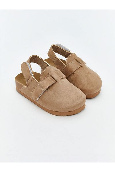 LC Waikiki Lcw Steps Khaki Suede Look Baby Boy House Slippers