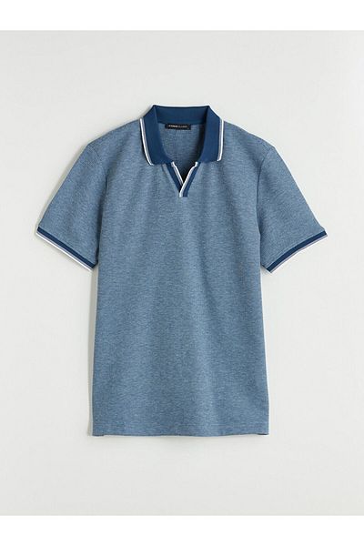 LC Waikiki Polo Neck Patterned Men's T-Shirt