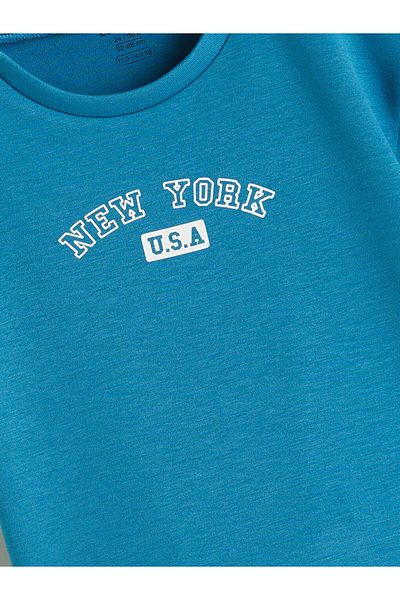 LC Waikiki Text Printed Baby Boy T-Shirt