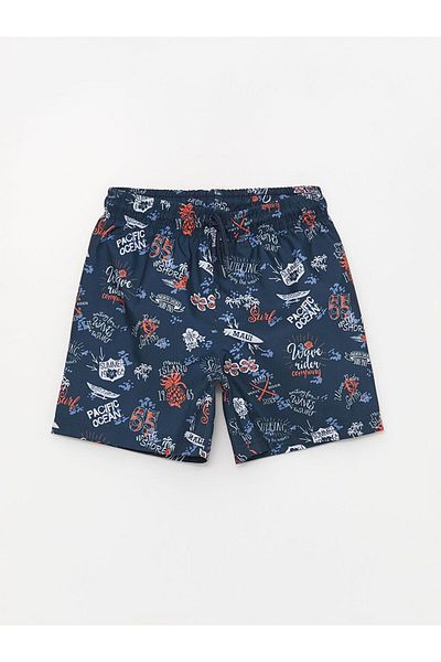 LC Waikiki Quick Dry Boys' Swim Shorts with Elastic Waist
