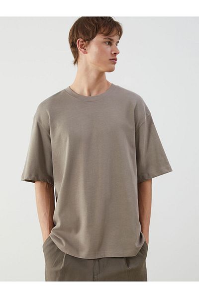 LC Waikiki Ανδρικό μπλουζάκι New Season Crew Neck Combed Cotton - S52693Z8