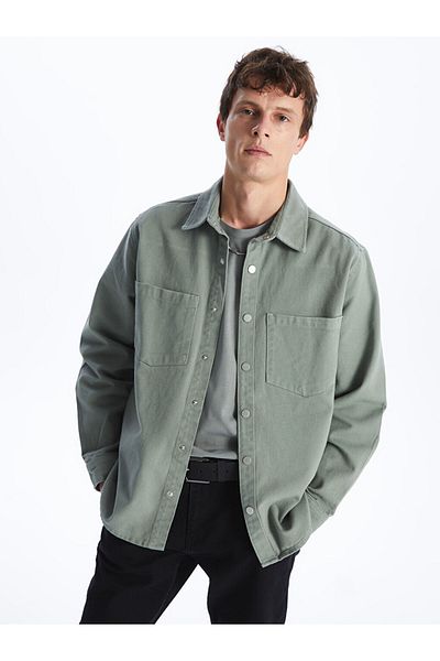 LC Waikiki Regular Fit Long Sleeve Men's Jean Shirt