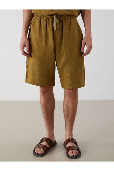 LC Waikiki Comfortable Fit Men's Muslin Shorts