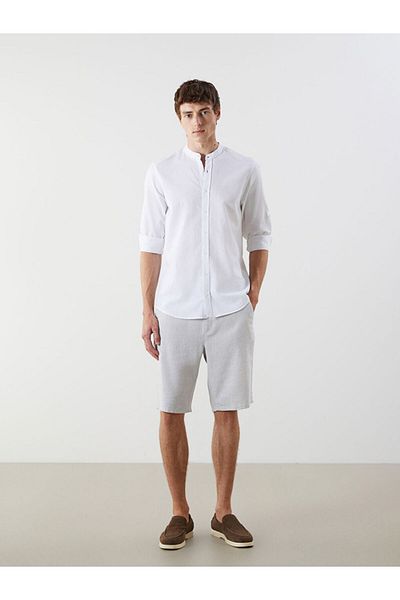 LC Waikiki New Season Standard Fit Linen Blend Men's Shorts - S51096Z8