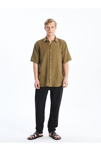 LC Waikiki Ανδρικό πουκάμισο με κοντό μανίκι New Season Regular Fit - S5IO61Z8