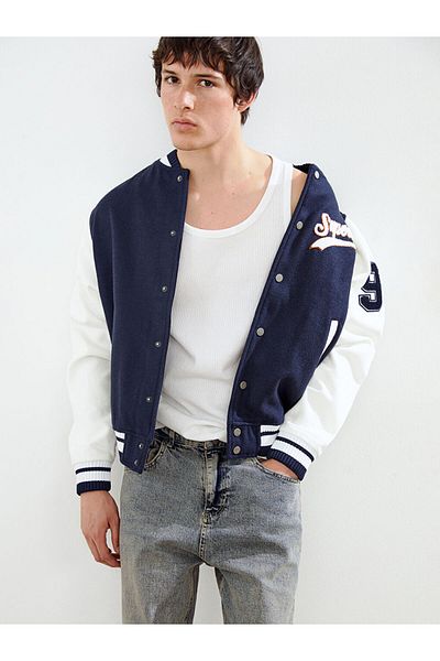 LC Waikiki Standard Fit Long Sleeve Men's College Jacket