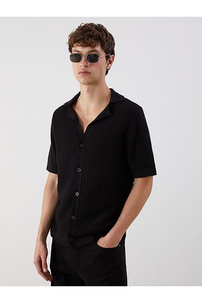 LC Waikiki Polo Neck Short Sleeve Men's Knitwear Sweater