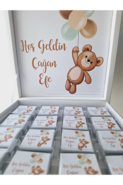 Yakamoz Style مرحبًا بالطفل، 32 قطعة من شوكولاتة مادلين