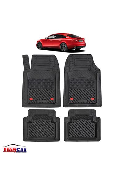 TEAMCAR ® Car Mats Tray Type Compatible with Audi A5 8T Sportback (2009–2016)