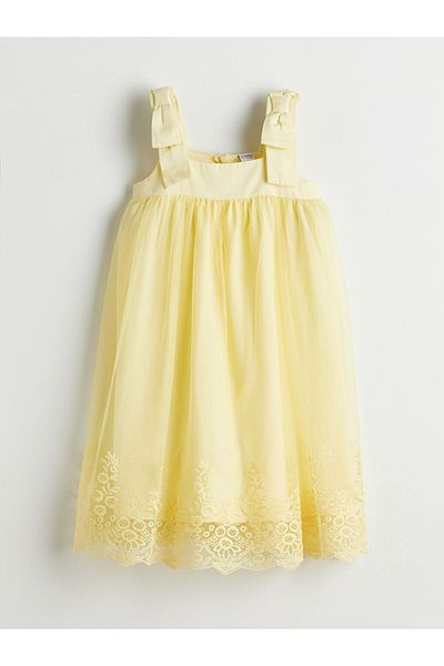 LC Waikiki Lcw Square Collar Girl's Dress New Season
