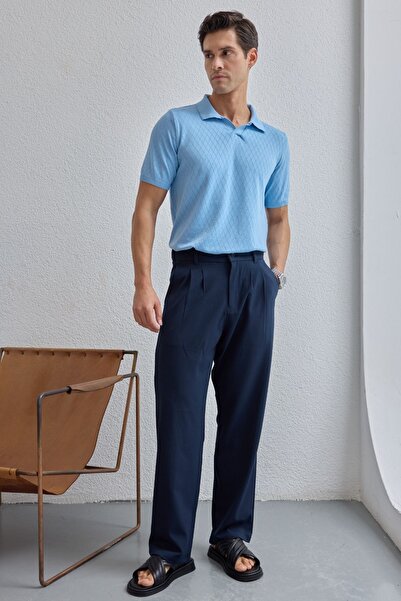 Livio Ferri Durry Erkek Çift Pileli Baggy Pantolon