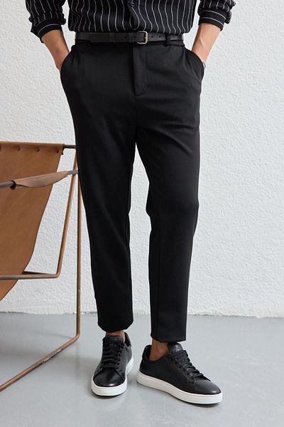Livio Ferri Talon Men's Stylish Jogger Pants – Extremely Stretchy, Hidden Drawstring Waist