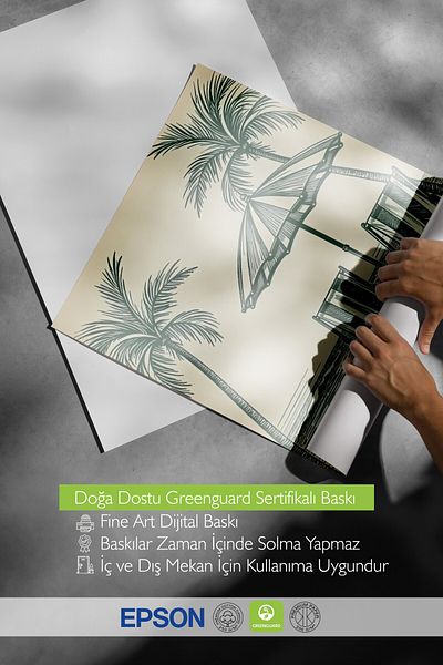 Postifull Poster de perete fără încadrare, Coastline, ilustrație, poster de culoare verde, selecție de vară 2025, NR:109543