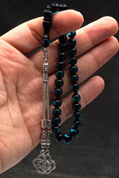 EHİNOS هدية للرجال 8 ملم من مسحوق العنبر الأخضر المائي