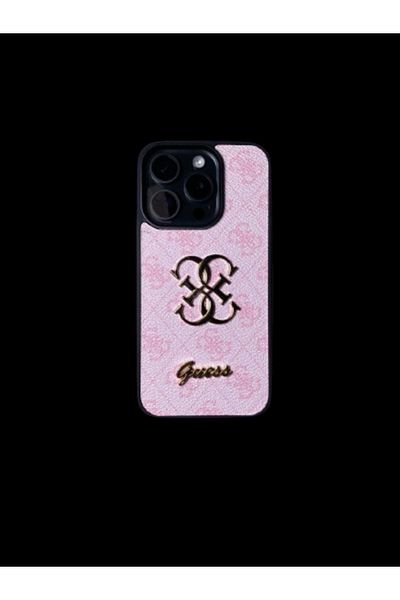 Guess Phone case compatible with iPhone 16 Pro Max, Guess, pink
