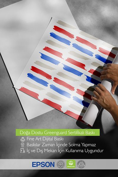 Postifull Frameless Wall Poster, Brush Strokes, Minimalist, Flat Illustration, Red, Blue Color Poster,