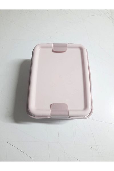 Enseb Handled nutrition container 2 compartment latched diet container - includes fork and spoon (336336)