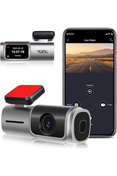 OEM WiFi smart car dashboard camera, 2.5K UHD, EMove App, Night vision, G-sensor, Sony IMX291, WDR, HDR