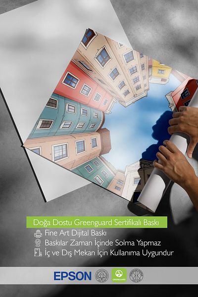 Postifull Poster de perete fără încadrare, clădiri colorate, ilustrație, poster de culoare roz, selecție de vară 2025, NR:1095
