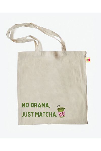 mononoke Matcha Pattern Cloth Bag